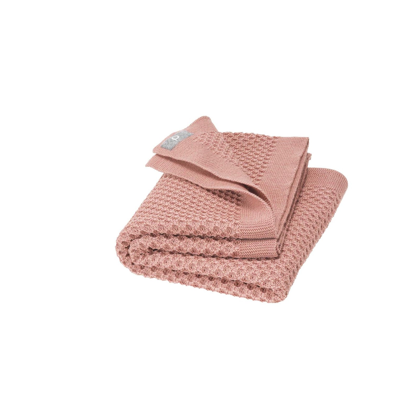 Disana Waben-Strickdecke 80x100cm - rosé Disana