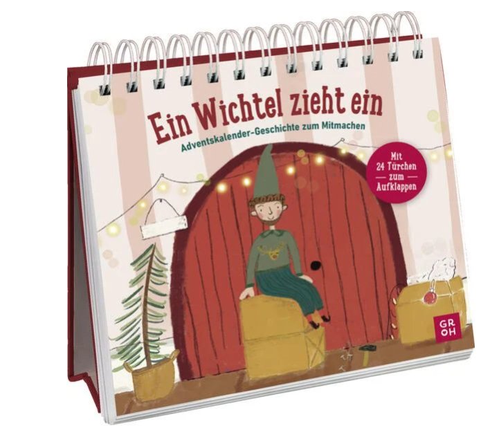 Ein Wichtel zieht ein Groh