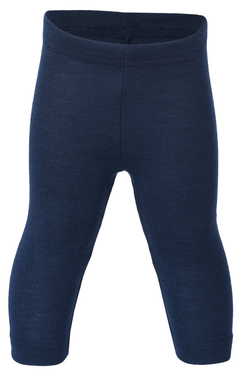 Engel Wolle/Seide-Leggins marine Baby Engel