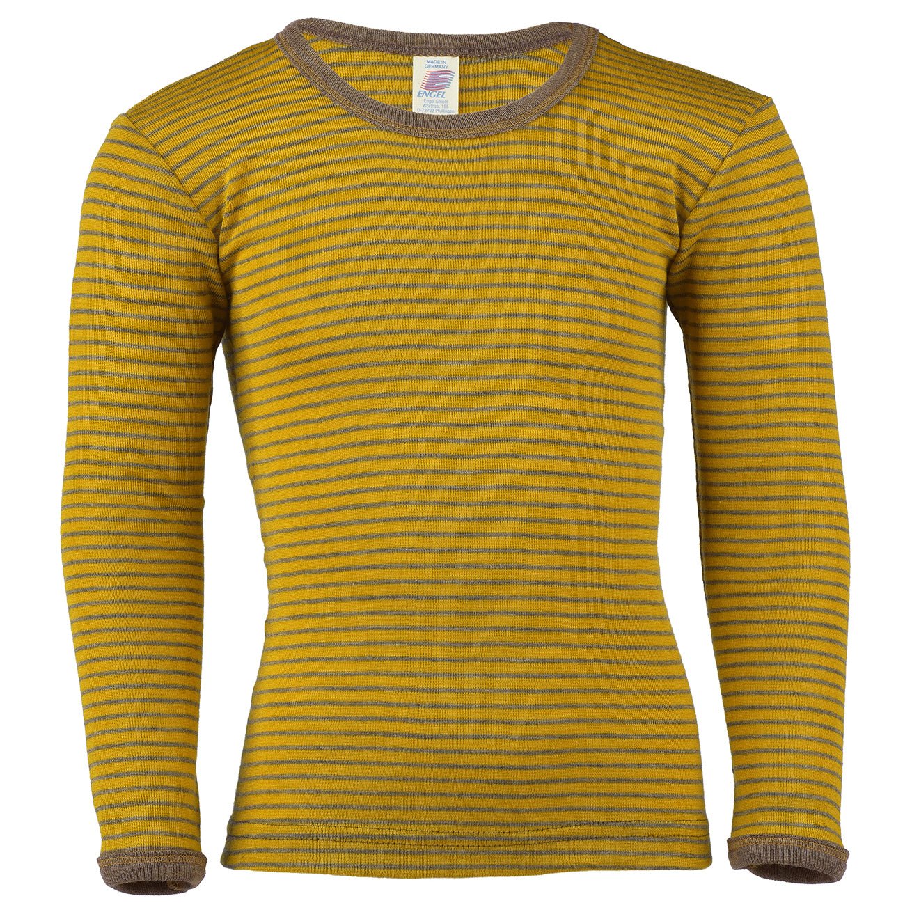 Engel Wolle/Seide-Unterhemd langarm - Safran Engel