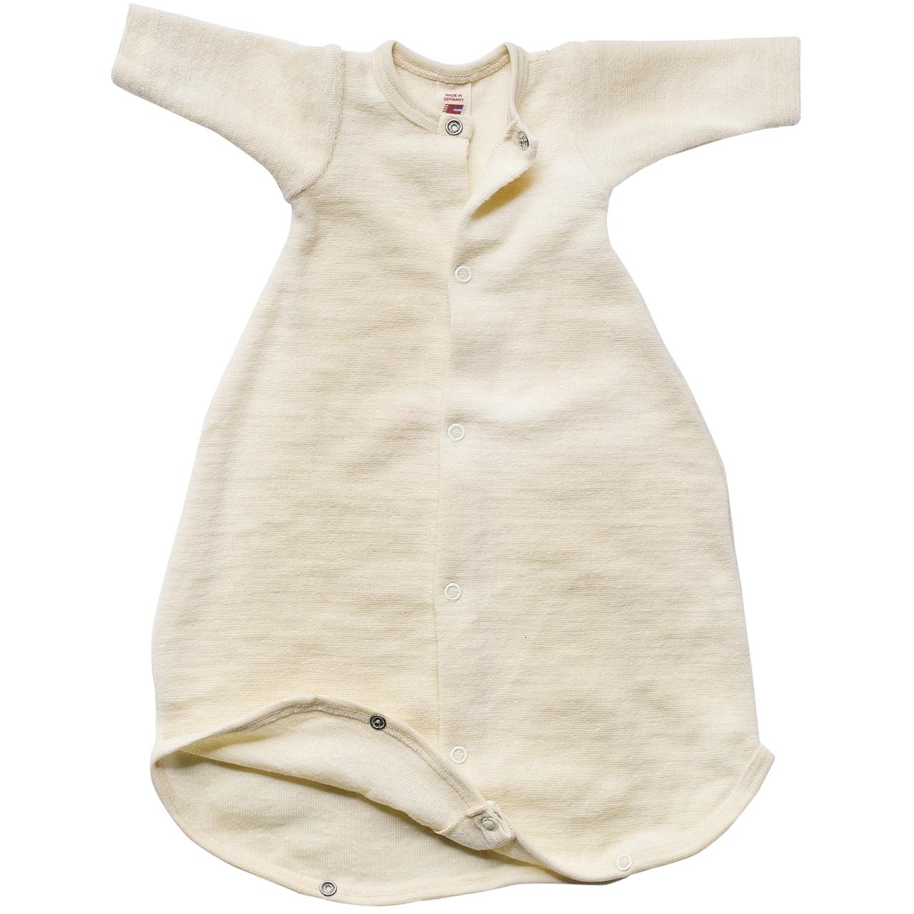 Engel Wollfrottee Baby-Schlafsack mit Druckknpfen Engel