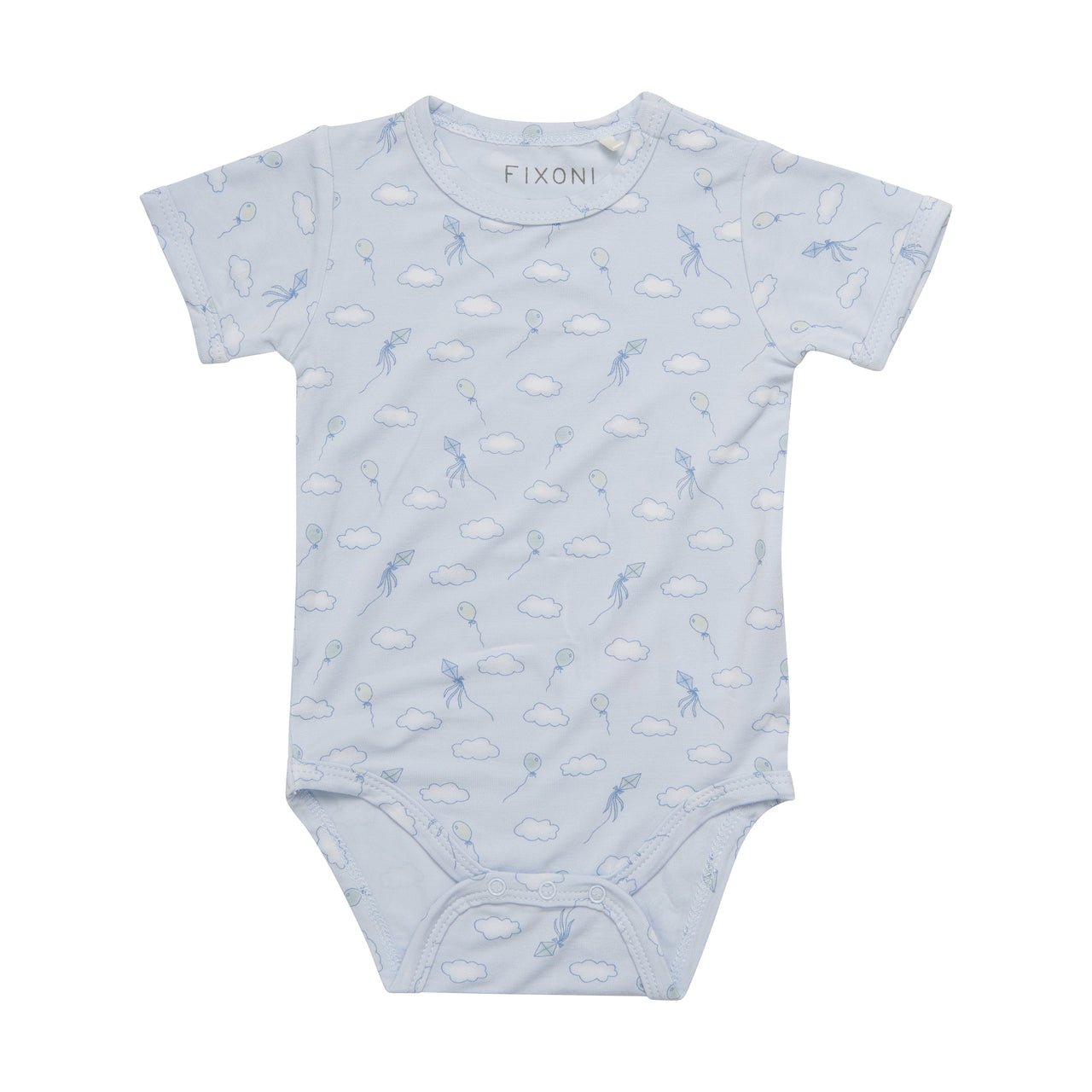 Fixoni Bambus Body kurzarm - Skywriting fixoni