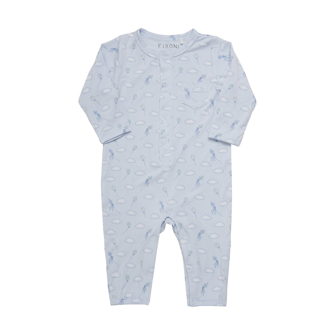 Fixoni Bambus Jumpsuit / Pyjama - Skywriting fixoni