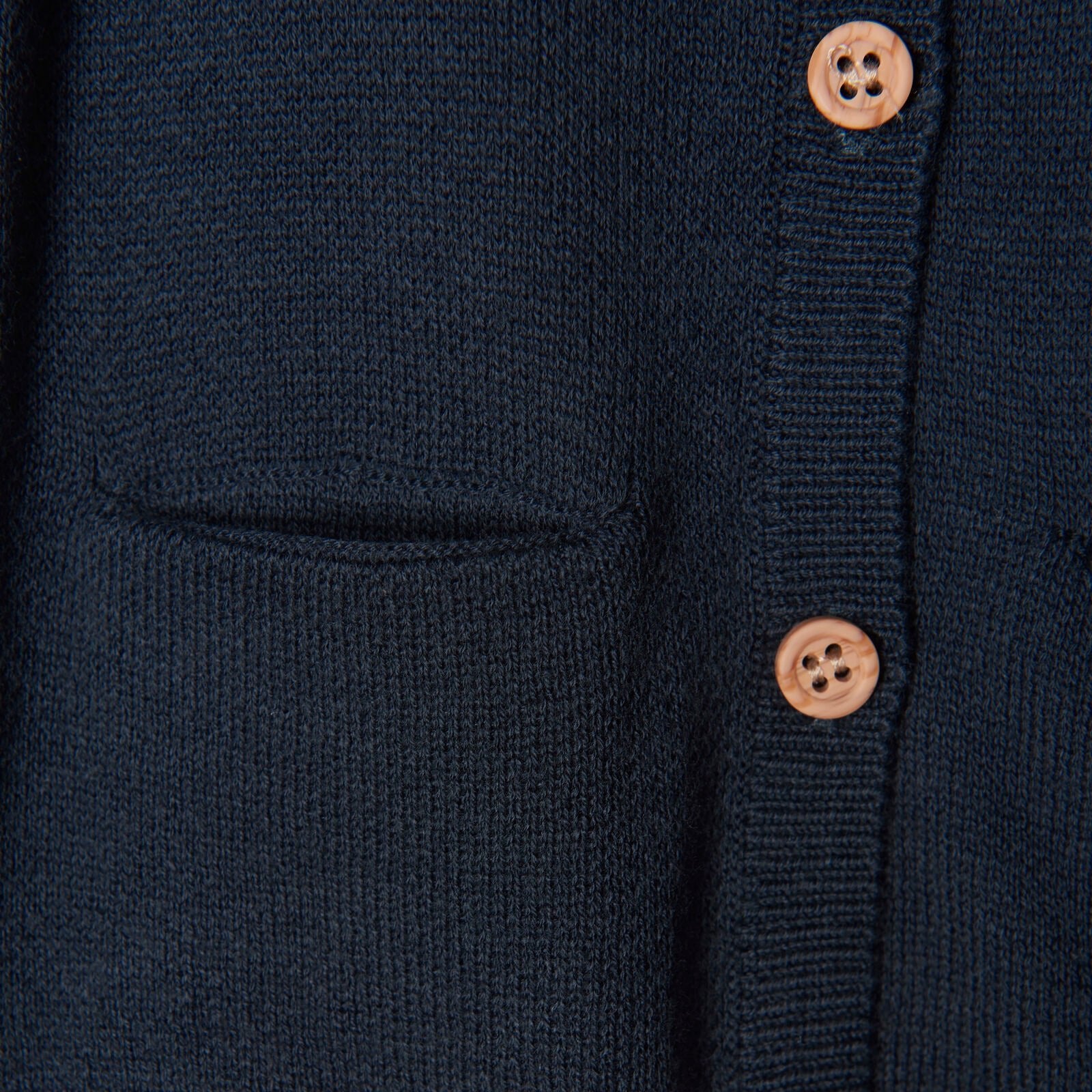 Fixoni Strick-Jäckchen Bambus/Baumwolle - India Ink fixoni