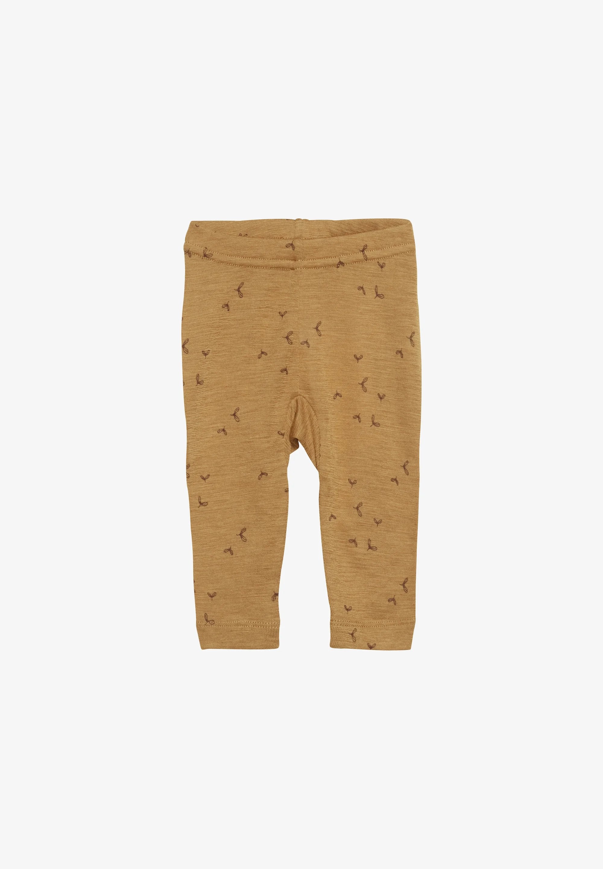 Fixoni Woll-Seide Leggings - Brown Sugar fixoni