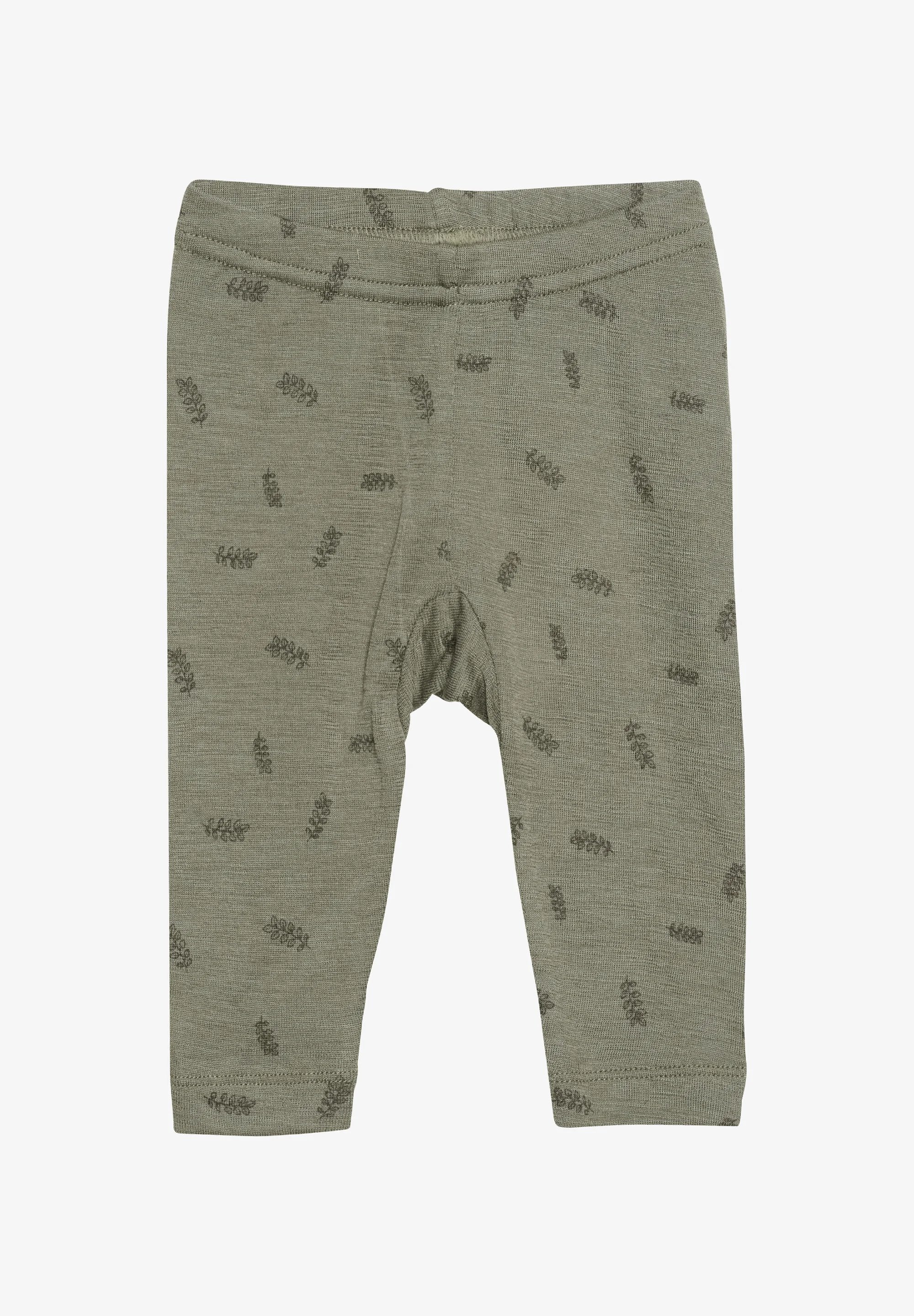 Fixoni Woll-Seide Leggings - Deep Lichen Green fixoni