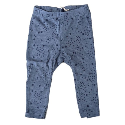 Fixoni Woll-Seide Leggings - Sterne blau fixoni