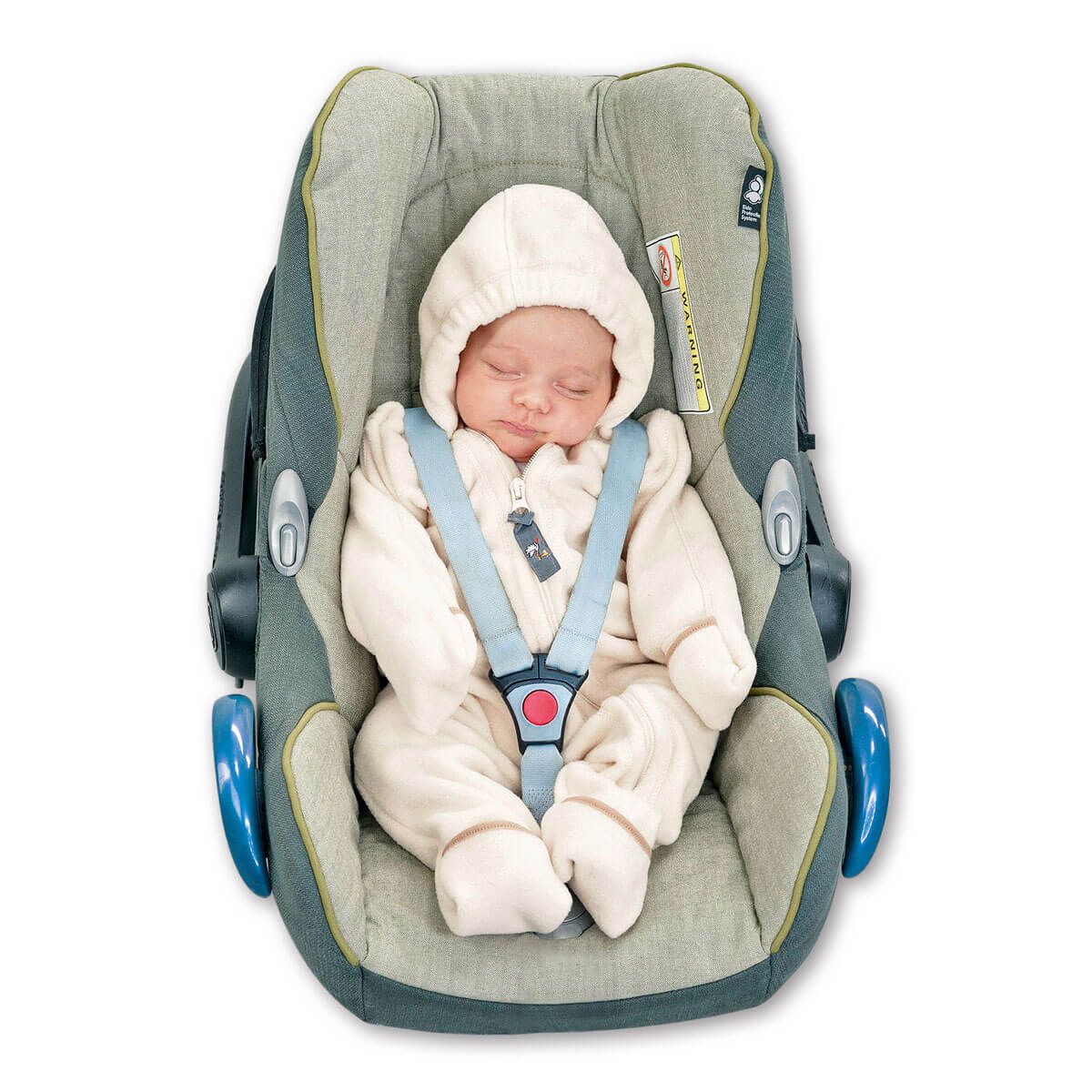 Fleece Overall grau-blau Hoppediz - Familienbande