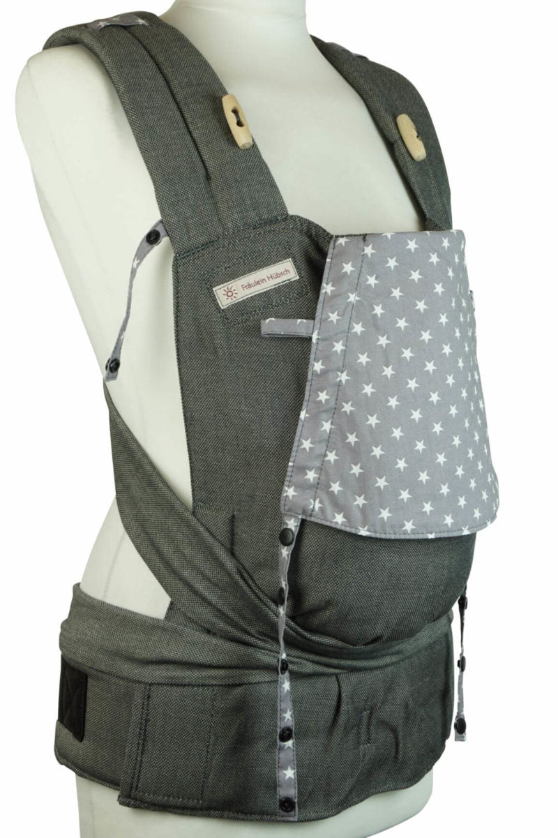 Frl. Hübsch SoftTai Babysize "grey stars" Fräulein Hübsch