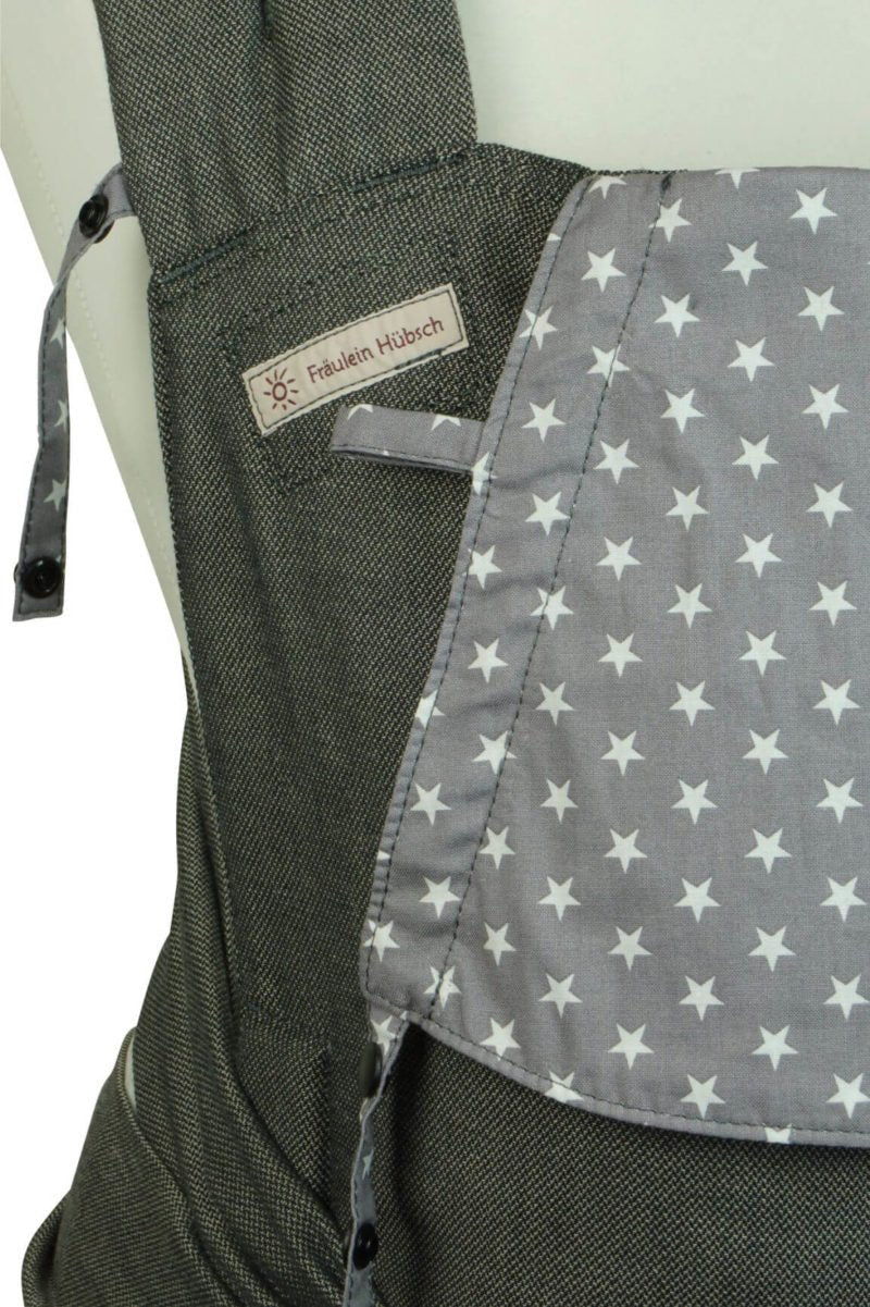 Frl. Hübsch SoftTai Babysize "grey stars" Fräulein Hübsch