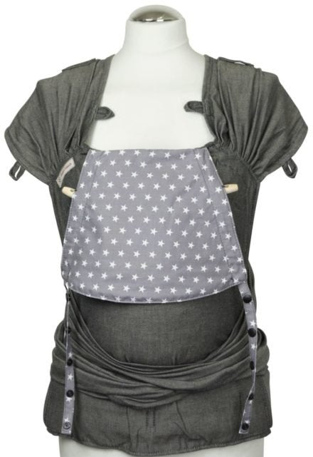 Frl. Hübsch WrapCon Babysize - Sterne Dunkelgrau Fräulein Hübsch