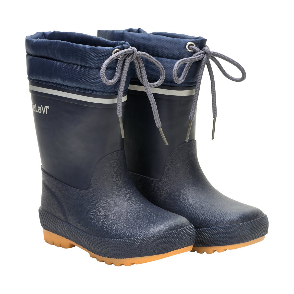 gefütterte Gummistiefel Navy CeLaVi