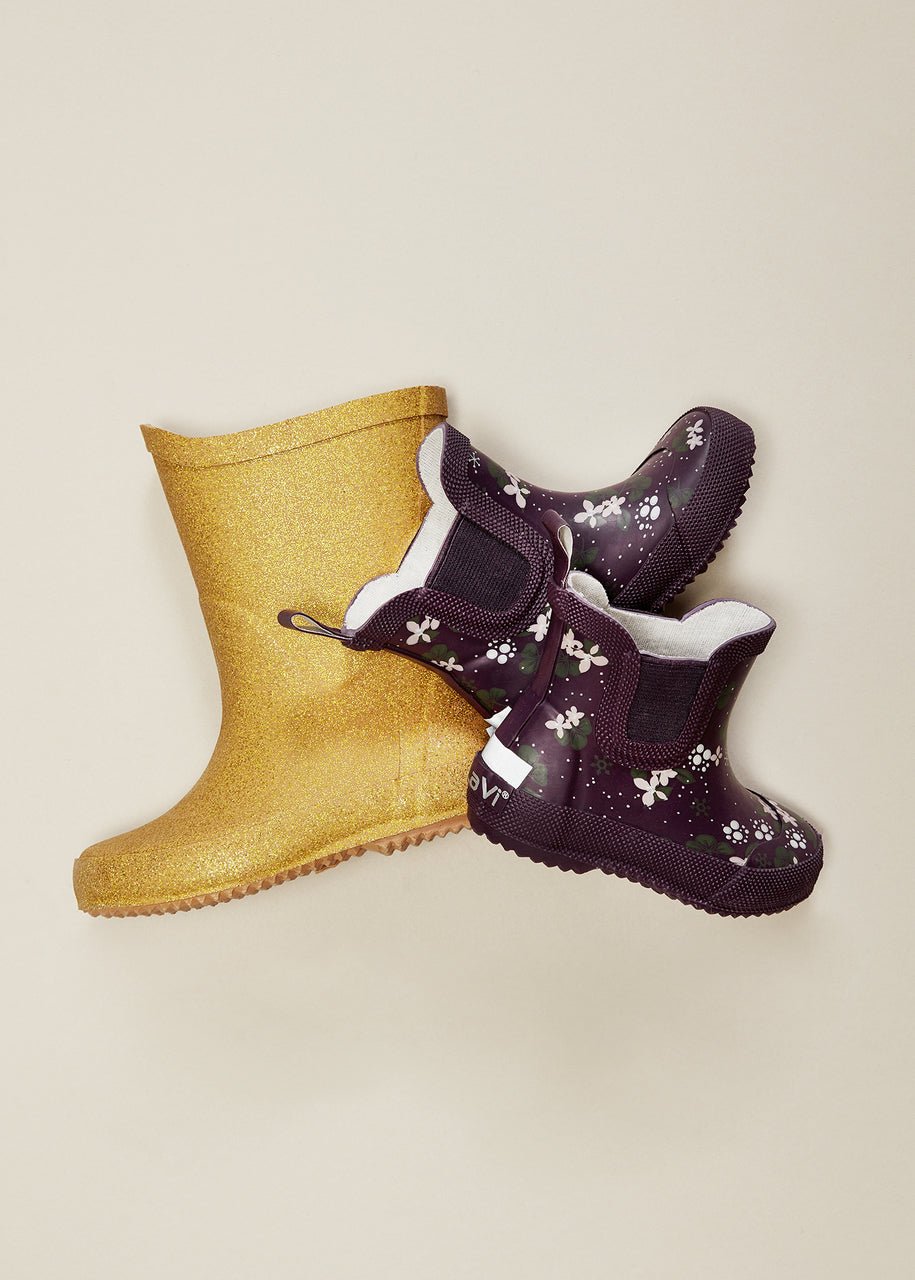 gefütterte Gummistiefel navy kurz - Familienbande