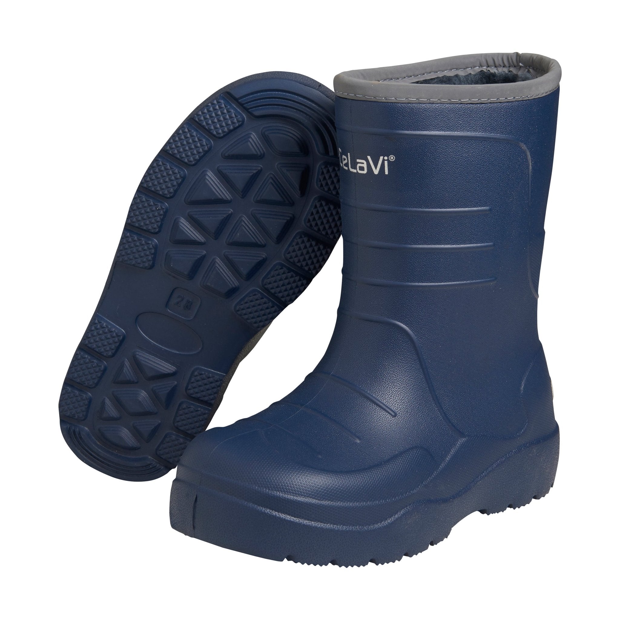 gefütterte Winter(gummi)stiefel - blau - neue Ausführung CeLaVi