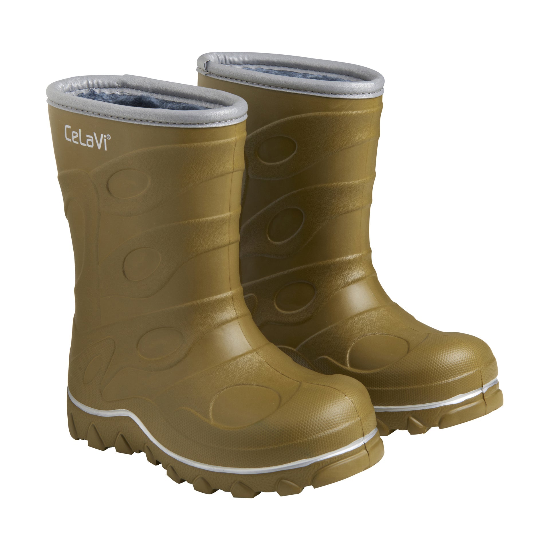 gefütterte Winter(gummi)stiefel - gelb CeLaVi