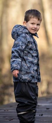 gefüttertes Regenset 2-teilig - Hai recycelt CeLaVi