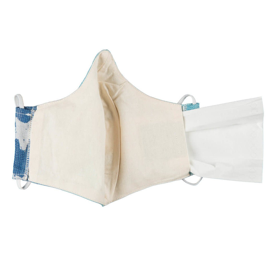 Gesichtmasche für Kinder Hoppediz Singapur Blue Hoppediz