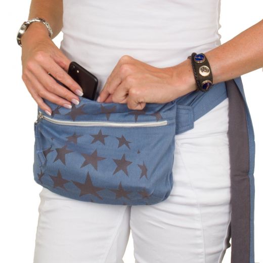Hoppediz Hip Bag - Hüfttasche Los Angeles Grey/Blue Hoppediz