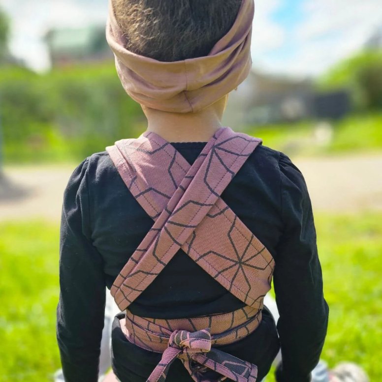 Hoppediz Puppen-Tragehilfe - Malmö rose Hoppediz