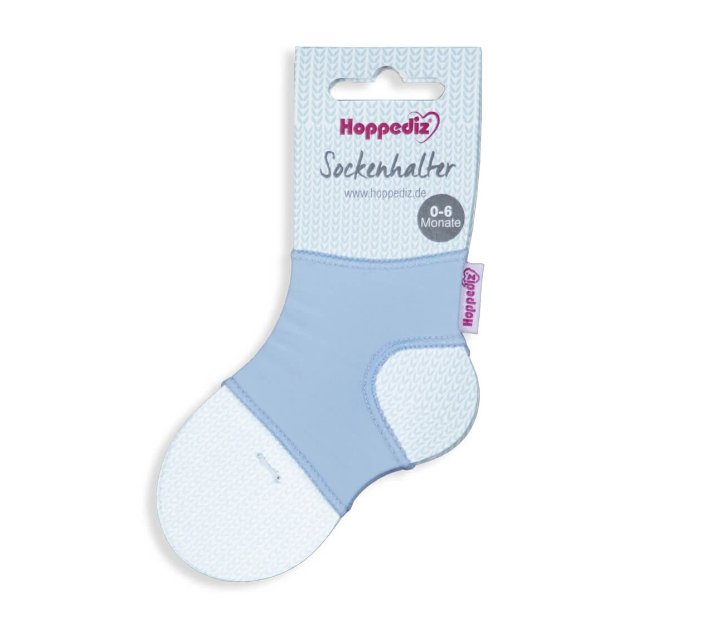 Hoppediz Sockenhalter div. Farben blau Hoppediz