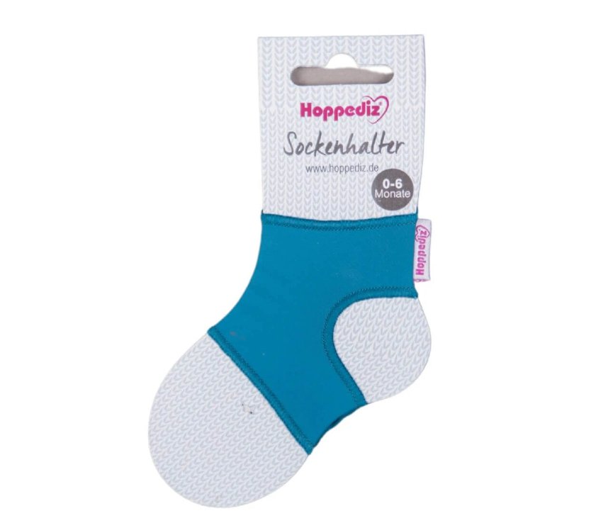 Hoppediz Sockenhalter div. Farben petrol Hoppediz