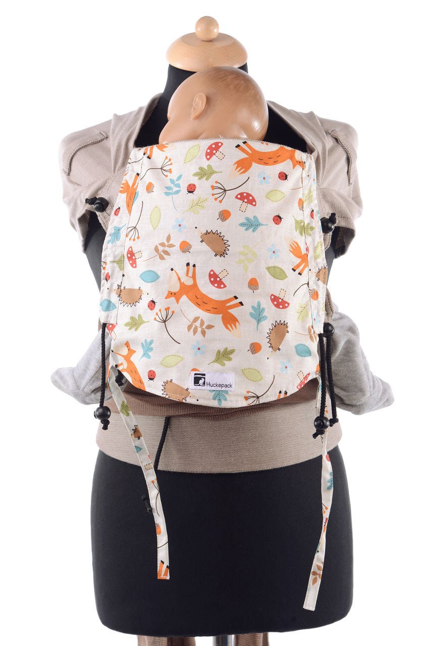 Huckepack Wrap Tai Baby Füchse - Familienbande