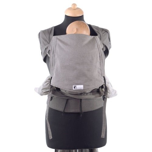 Huckepack Wrap Tai Medium grau Huckepack - Baby Roo