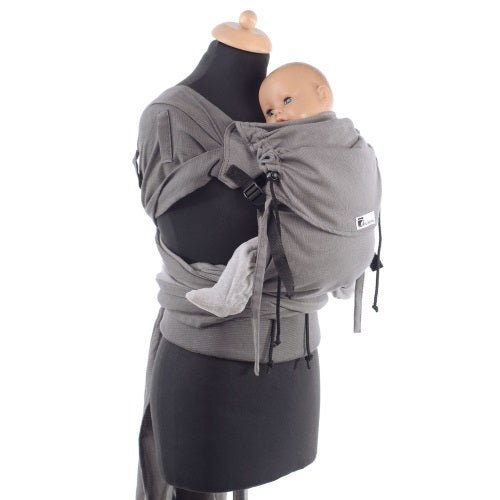 Huckepack Wrap Tai Medium grau Huckepack - Baby Roo