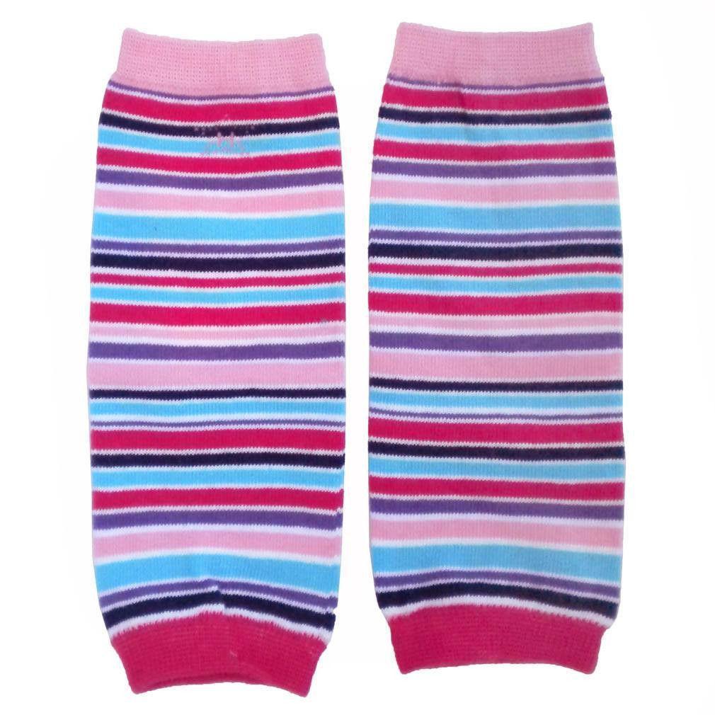 Huggalugs Baby Sugar Stripe Legwarmers Baby - Familienbande