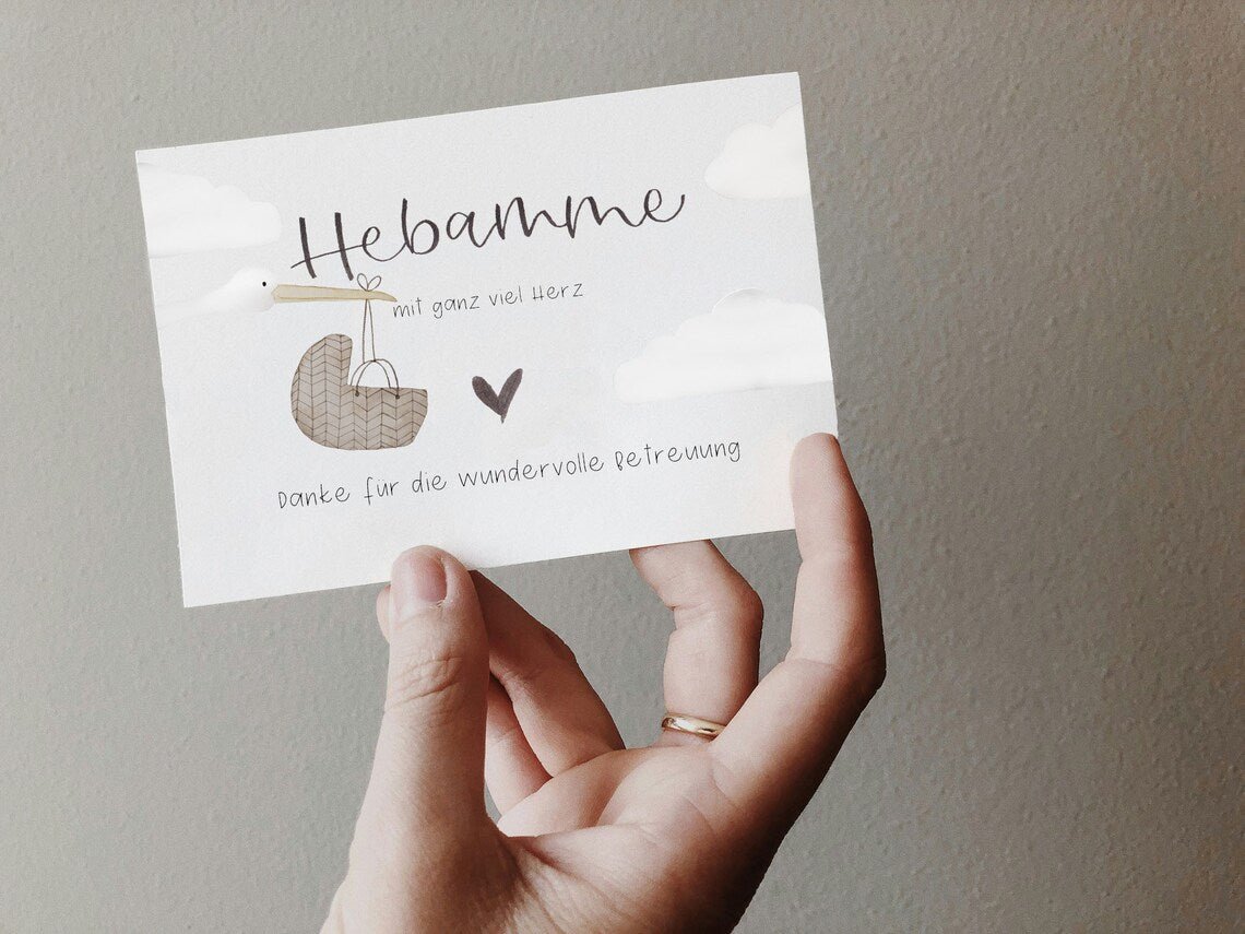 "Hebamme" Karte die kunstletterei