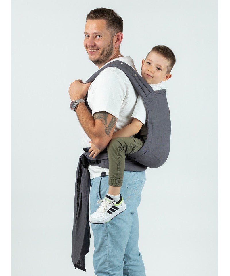 Isara Quick Halfbuckle PRESCHOOLER - Graphitte Linen isara