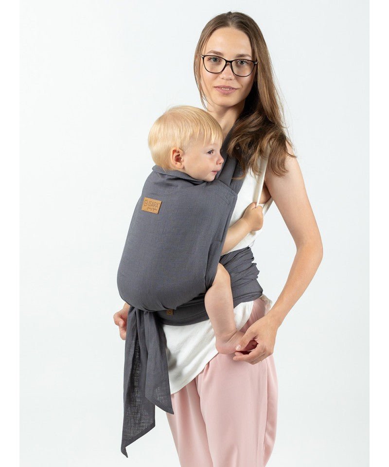 Isara Quick Halfbuckle PRESCHOOLER - Graphitte Linen isara