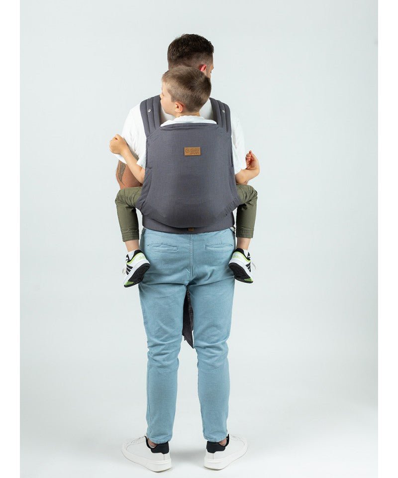 Isara Quick Halfbuckle PRESCHOOLER - Graphitte Linen isara