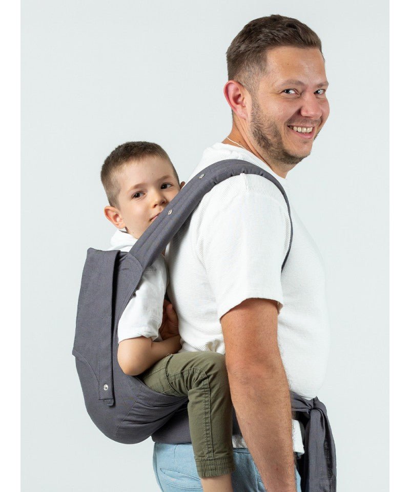 Isara Quick Halfbuckle PRESCHOOLER - Graphitte Linen isara