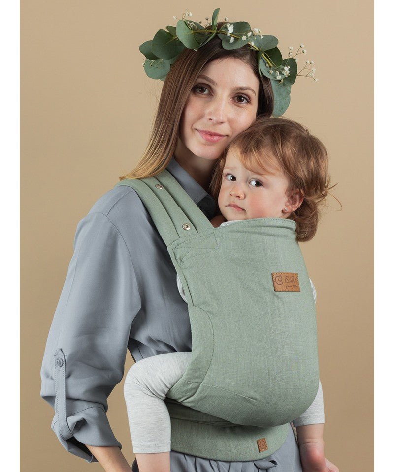 Isara Quick Halfbuckle - Sage Green Linen isara