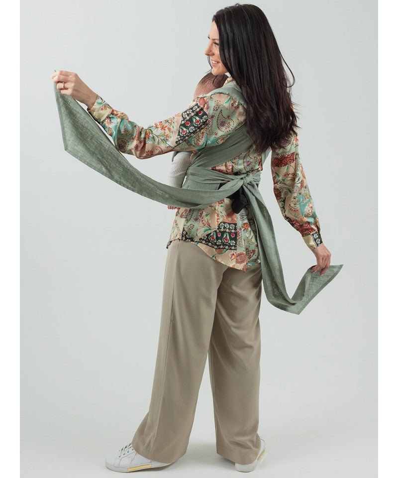 Isara Quick Halfbuckle - Sage Green Linen isara