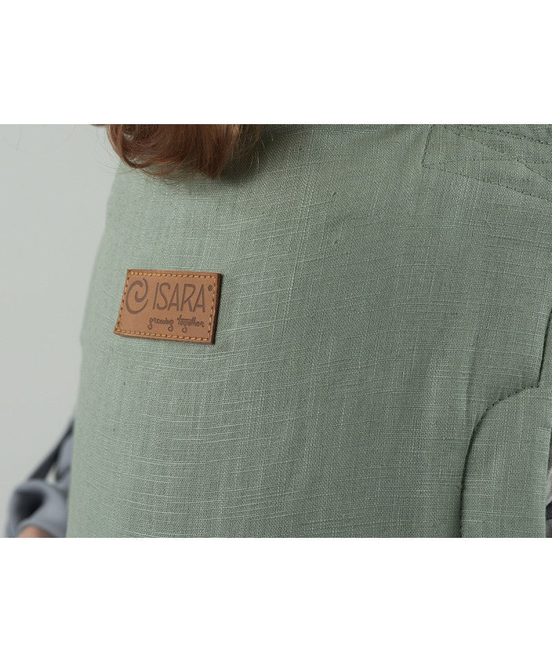 Isara Quick Halfbuckle - Sage Green Linen isara