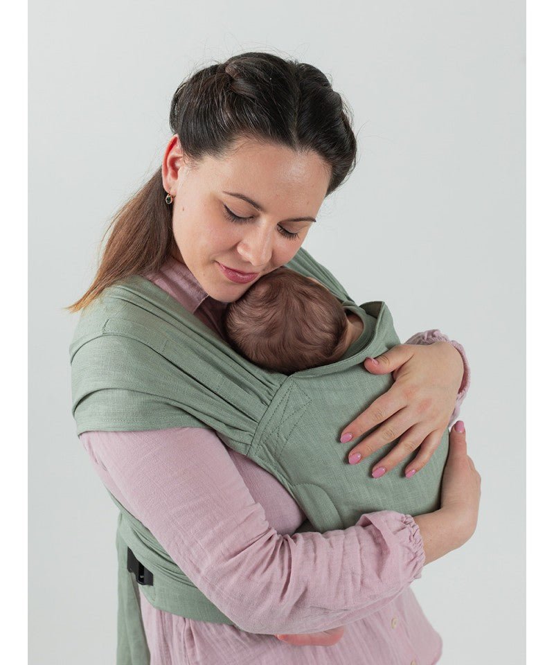 Isara Quick Tie WrapCon - Sage Green Linen isara