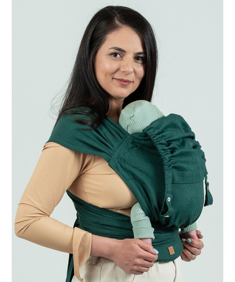 Isara Quick Tie WrapCon - Evergreen Linen isara