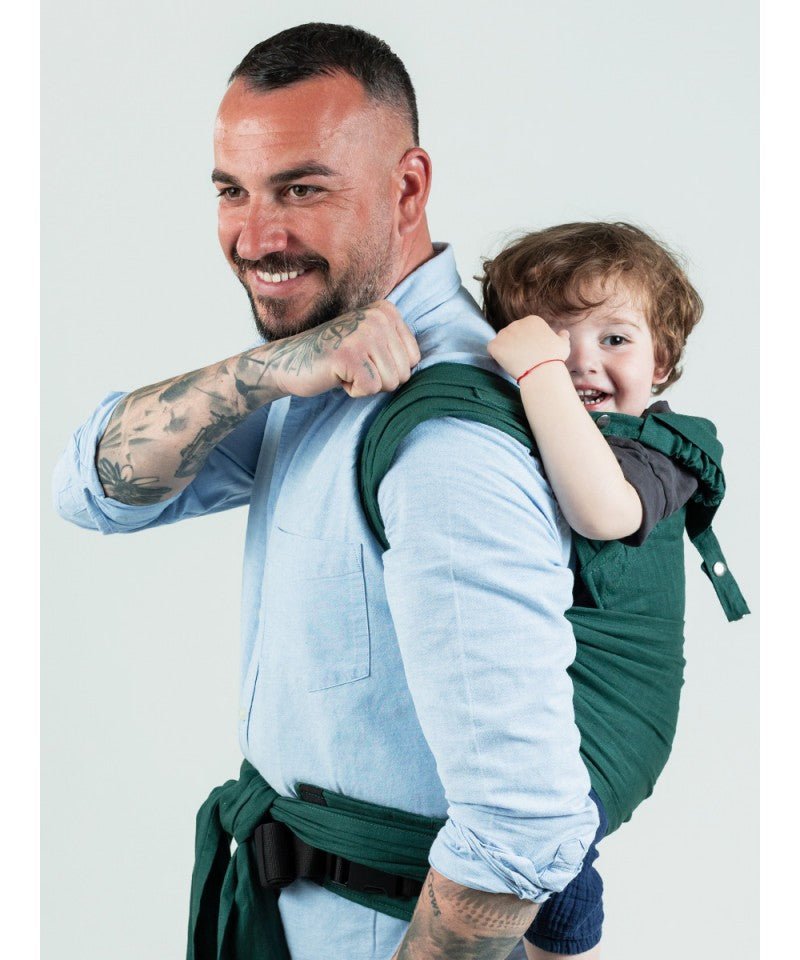 Isara Quick Tie WrapCon - Evergreen Linen isara