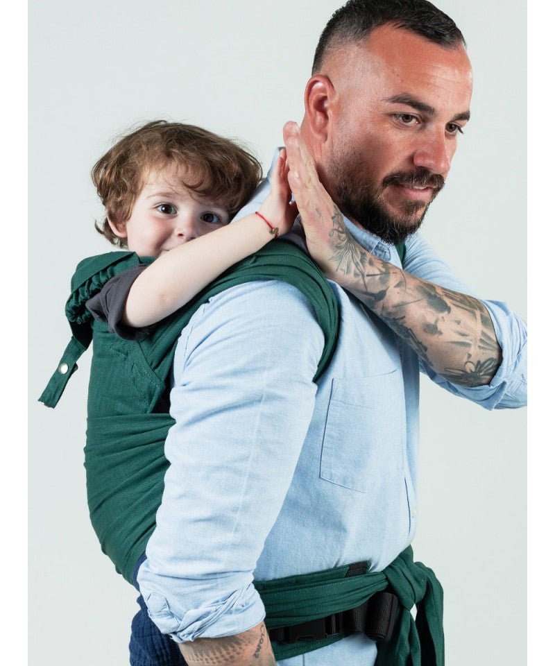Isara Quick Tie WrapCon - Evergreen Linen isara