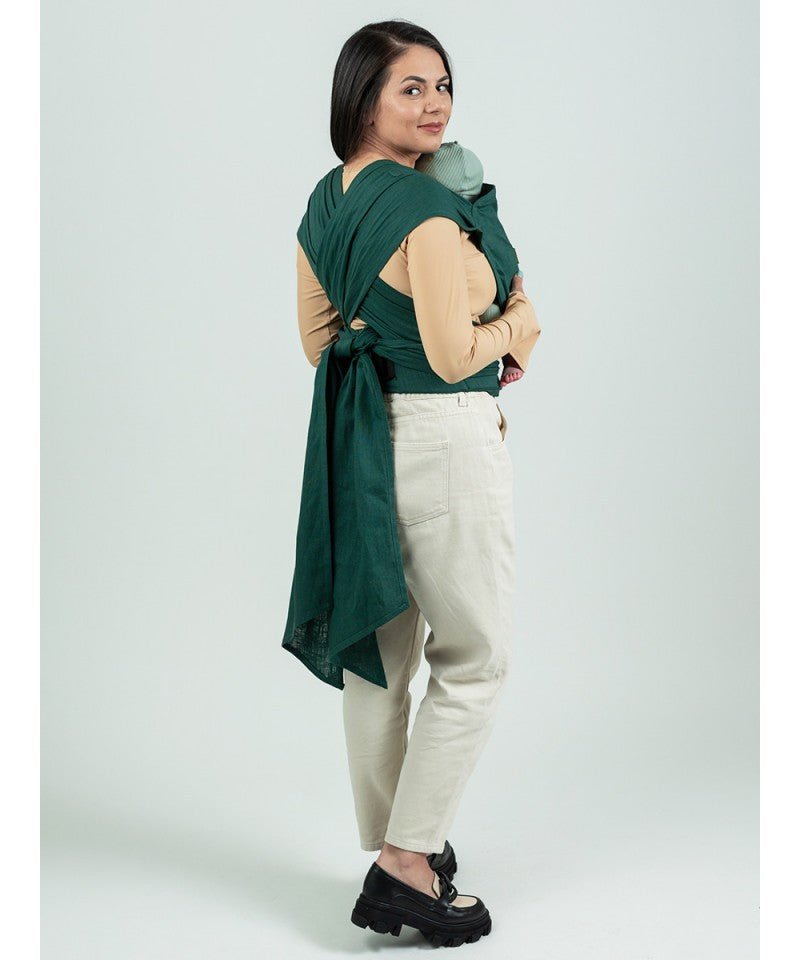 Isara Quick Tie WrapCon - Evergreen Linen isara