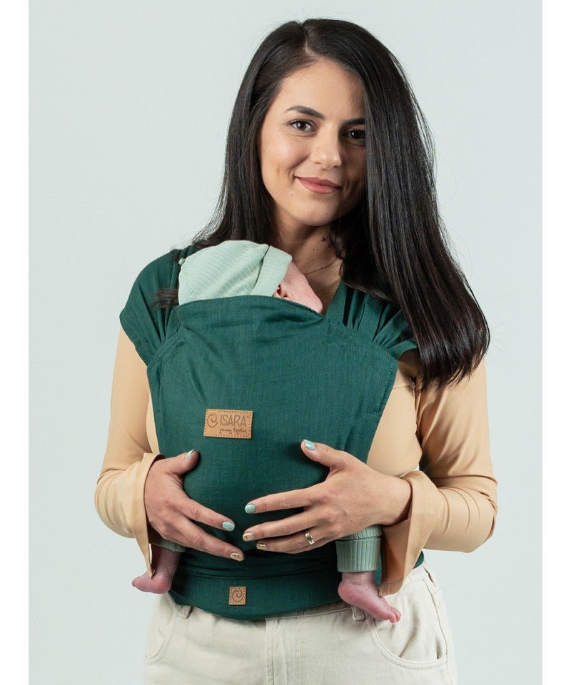 Isara Quick Tie WrapCon - Evergreen Linen isara