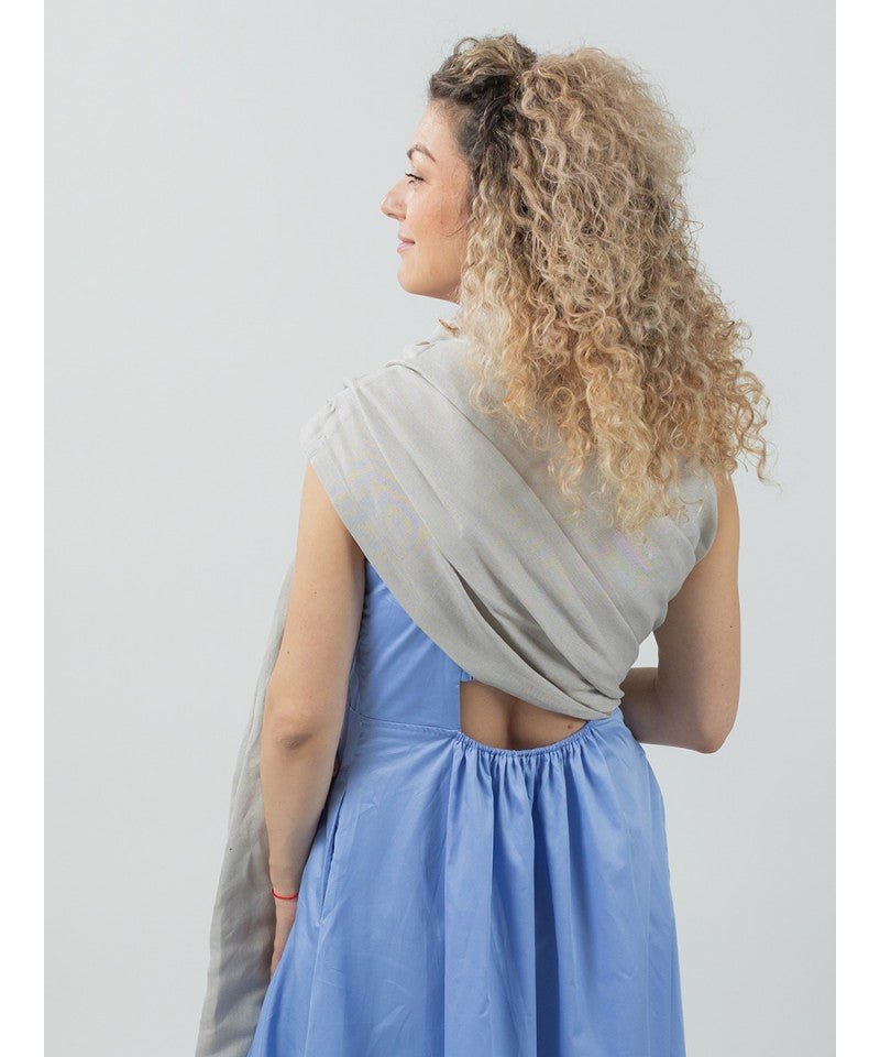Isara Ring Sling - Silver Grey Bamboo Linen isara