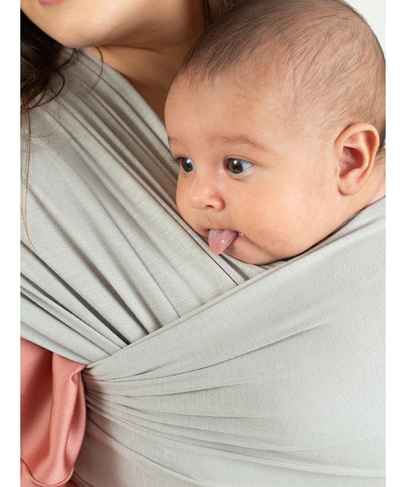 Isara Stretchy Wrap - Elastisches Tragetuch - silver grey isara