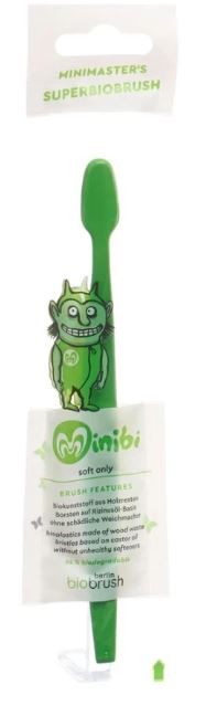 Kinderzahnbürste berlin biobrush Grün berlin biobrush