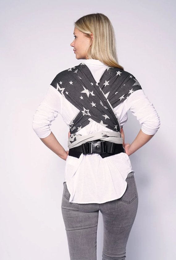 Kokadi Babytrage WrapStar Diorite Stars XL Size - Familienbande
