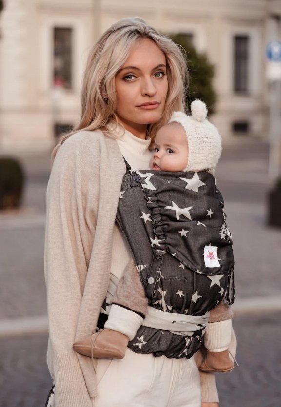 Kokadi Babytrage WrapStar Diorite Stars XL Size - Familienbande