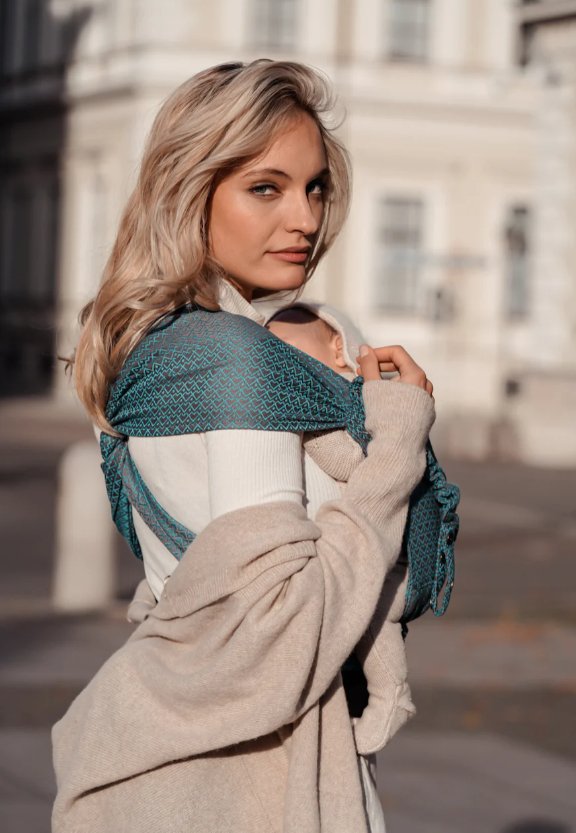 Kokadi Babytrage WrapStar Heart2Heart Lagoon Toddler kokadi