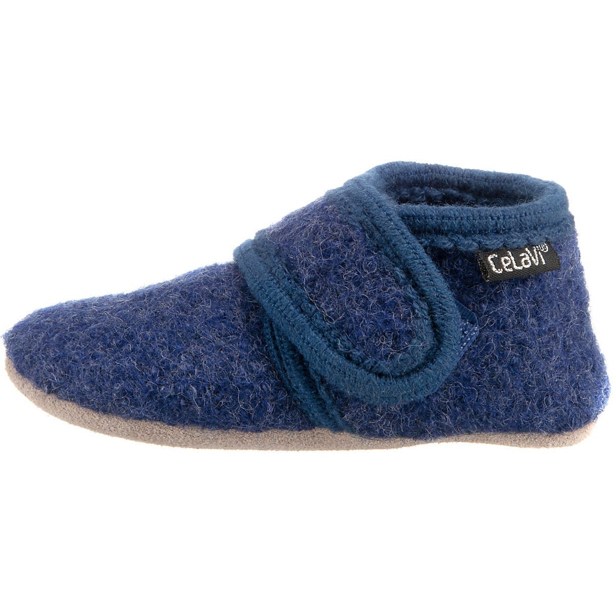 Krabbelschuhe aus Wolle - Grau melange CeLaVi